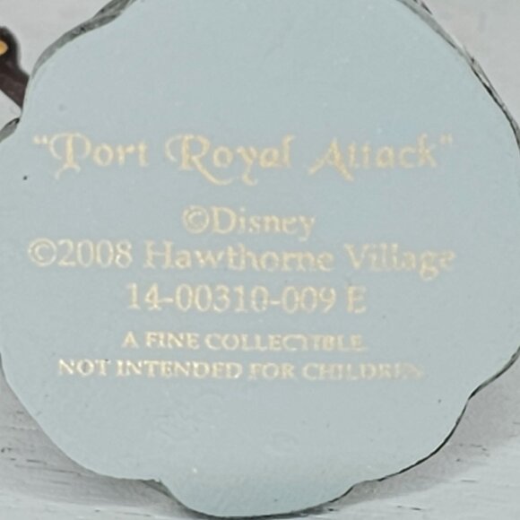 Disney Hawthorne Village Port Royal Attack Pirates of The Caribbean Figurines - Picture 5 of 7